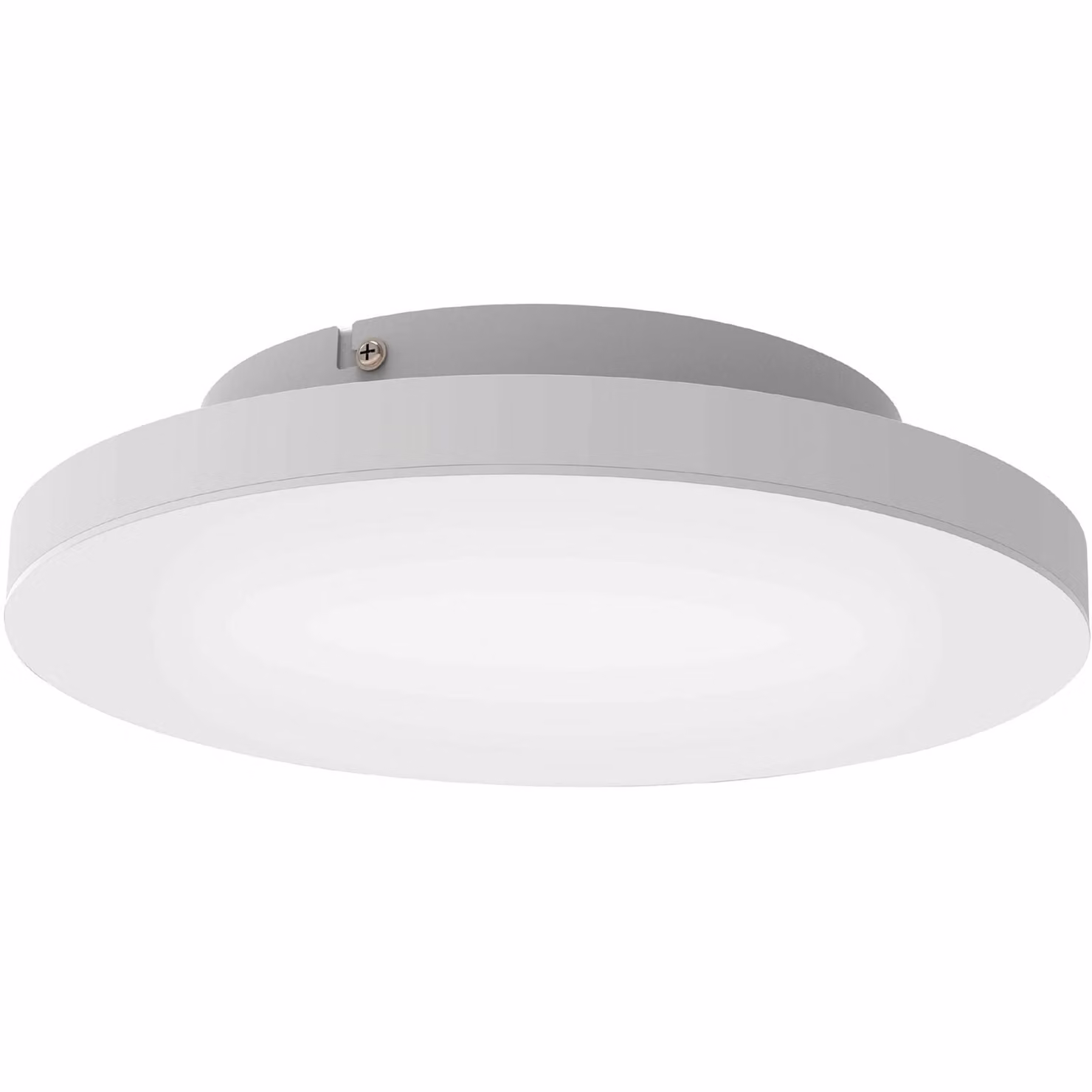 Plafoniera Moderna Turcona-Z Acciaio Bianco Luce Led Integrato 15,7W