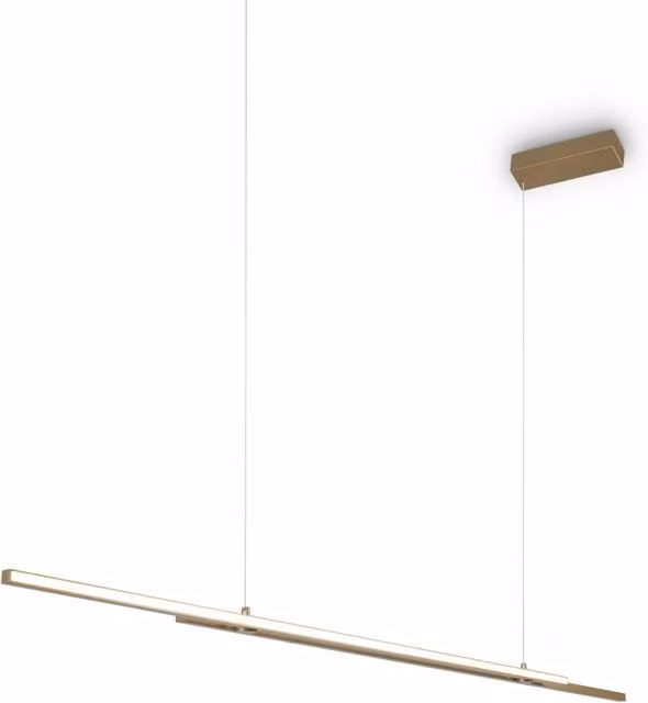 Maytoni Lampadario moderno Halo 1 luce LED integrato ottone alluminio