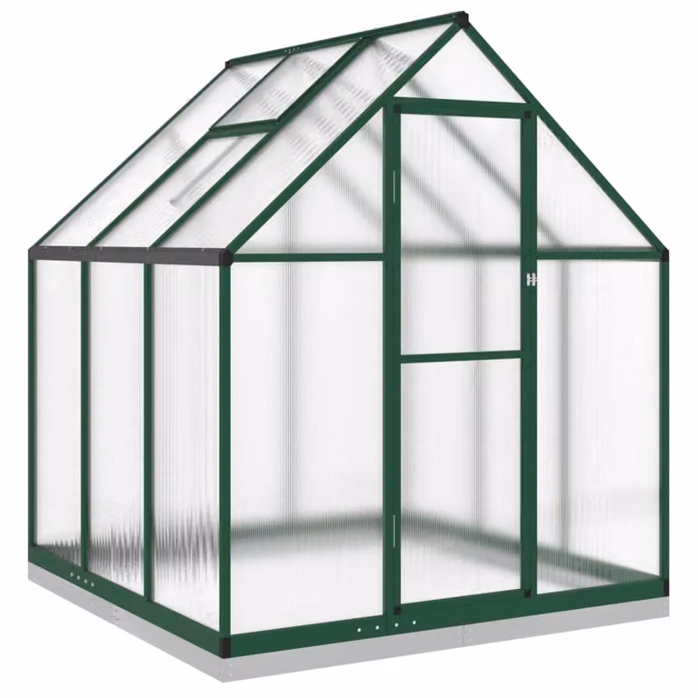 Telaio Serra con Base Verde 169x169x202 cm in Alluminio