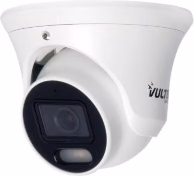 Telecamera di sicurezza IP Dome Vultech VS-IPC1550D1FEWDSC2-PS, 5MP, Dual Light Showcolor, WDR, PoE, Bianca