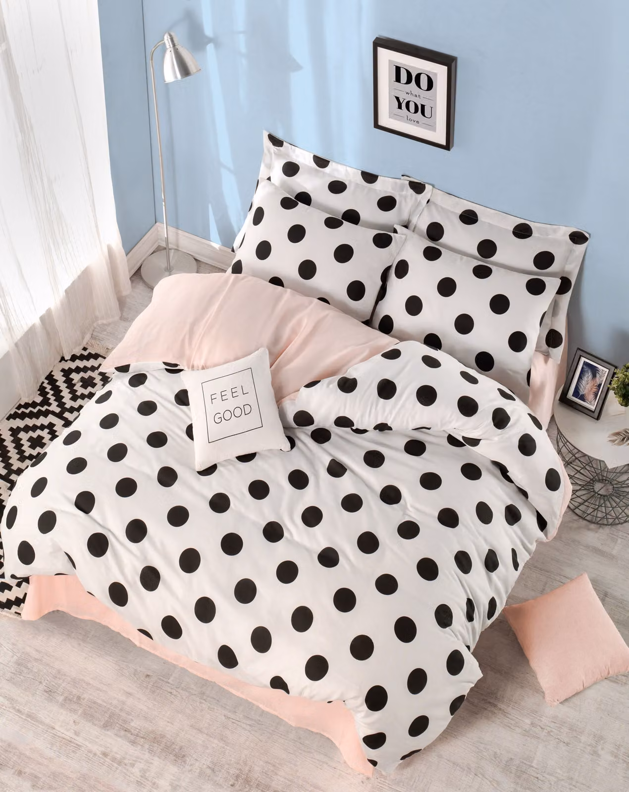 L'Essentiel Linge de Maison, Begonvilla- EPJ6191, bianco, piumini, 65% cotone / 35% poliestere