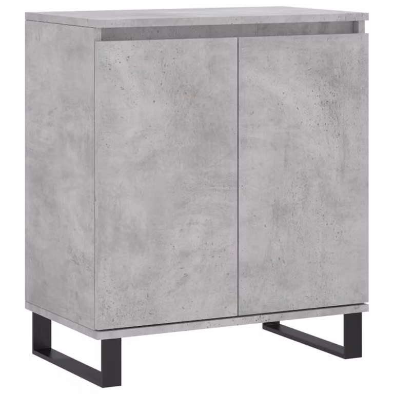 Credenza Grigio Cemento 60x35x70 cm in Legno Multistrato
