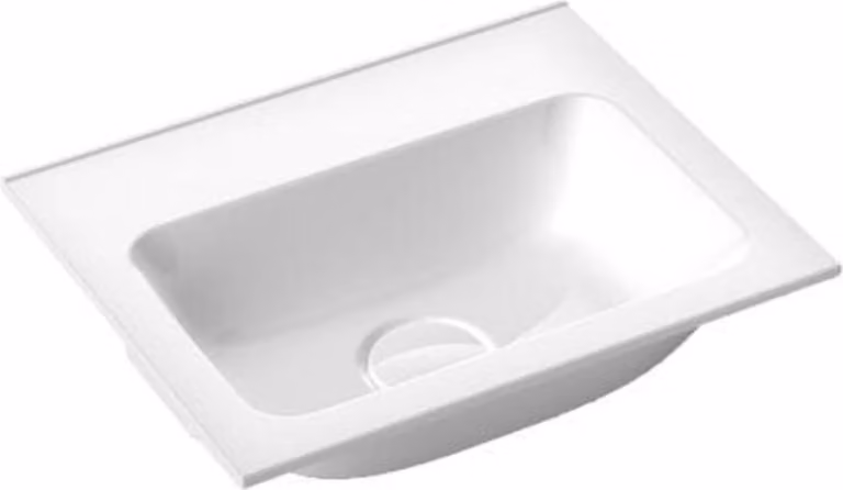 emco evo 400 lavabo, 400x320mm, sans trop-plein, pour meuble bas evo 400, 957711440, 957711440