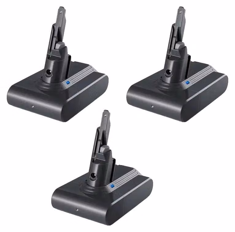 Batterie di ricambio, 21,6V, agli ioni di litio, capacità 9800mAh, modello V7, 21,6V, confezione da 3 pezzi