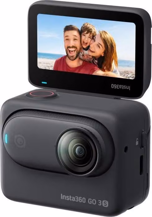 Fotocamera Insta360 Go 3s, 128 GB, Ultra HD (4K), WiFi, Bluetooth, nera