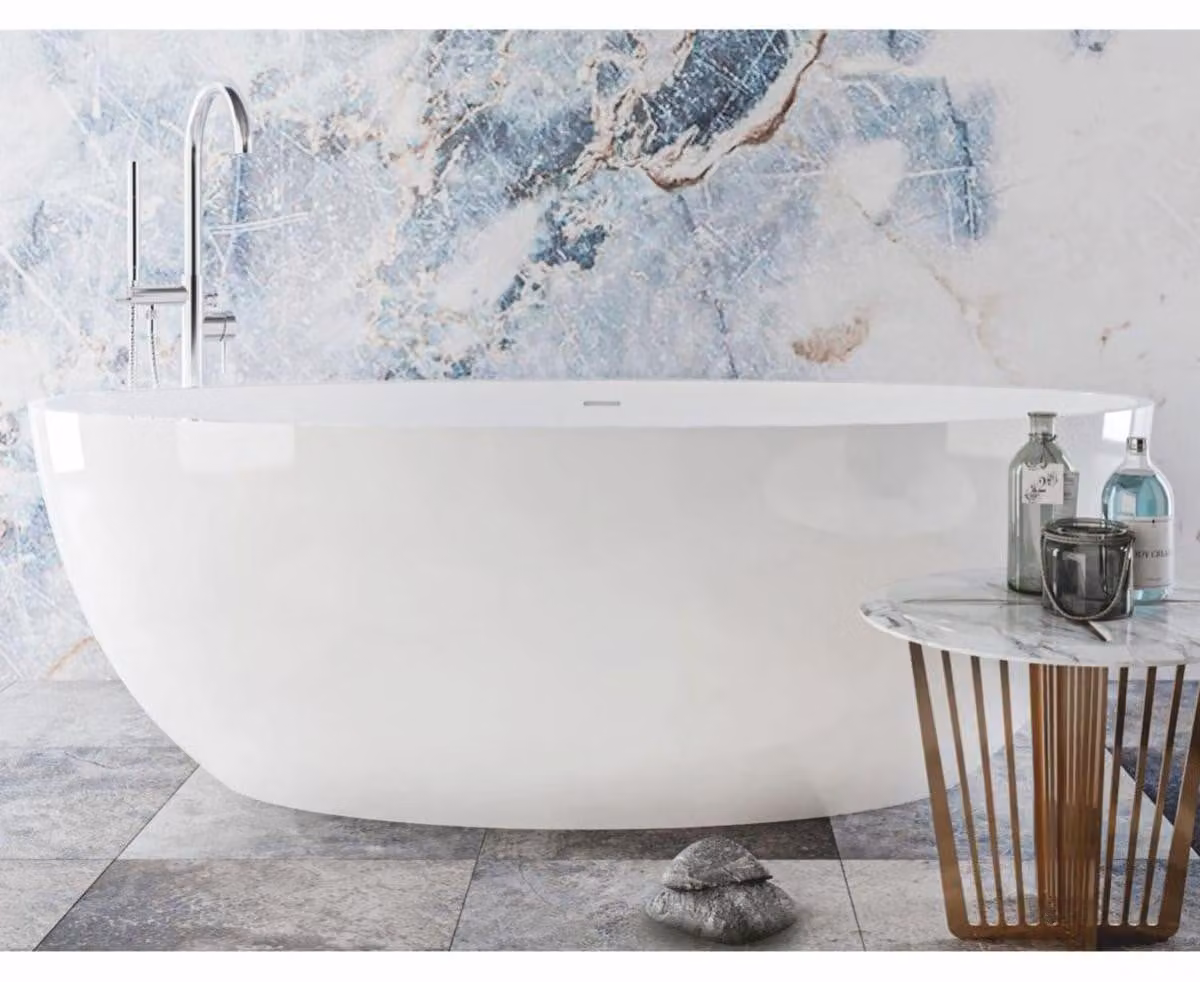 Casa Padrino vasca da bagno bianco lucido 180 cm - Mobili da bagno