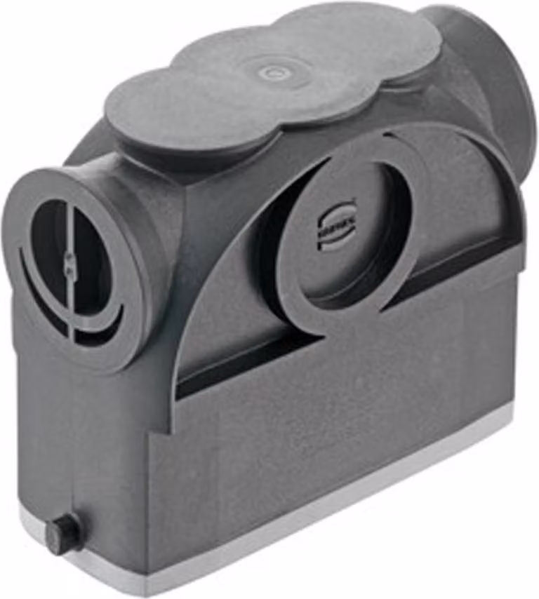 HARTING Han ECO 16A Custodia a vaschetta senza uscita cavo, per 1 staffa (nella parte inferiore) - 1 pezzo