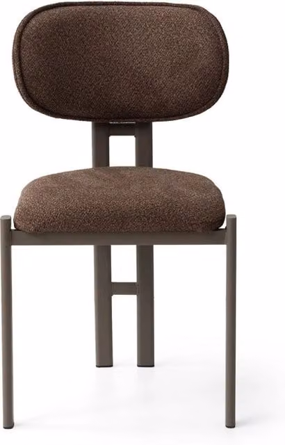 Set di sedie (2 pezzi) in metallo "Muriz" - Marrone