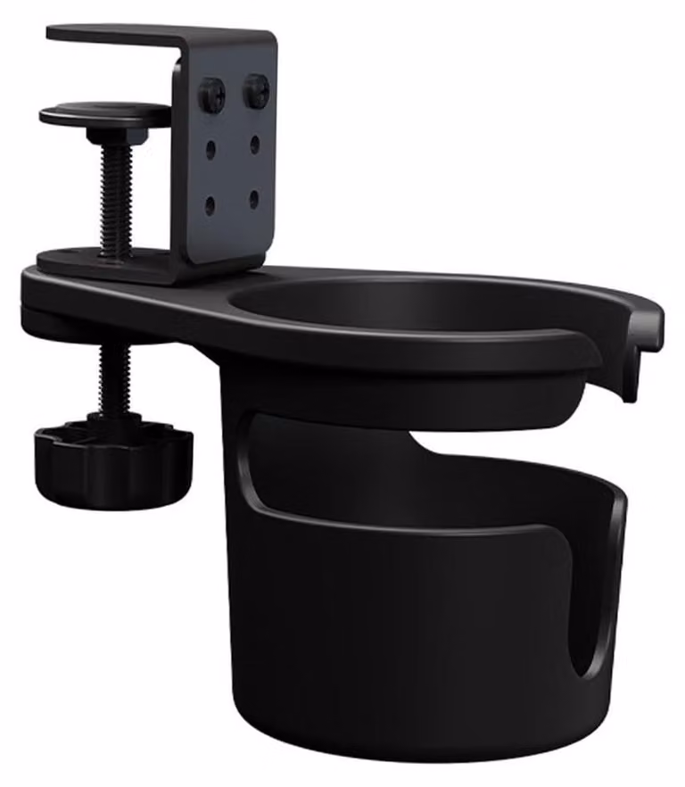 Supporto da scrivania regolabile - Morsetto regolabile - Design anti-versamento - Rotazione a 360°