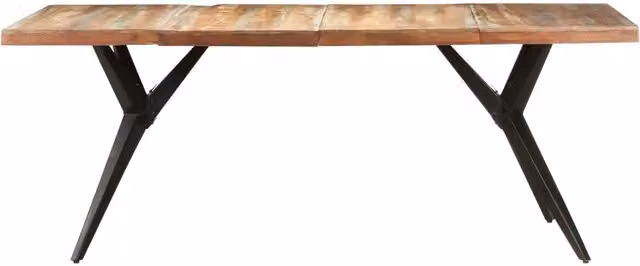Tavolo da Pranzo 200x90x76 cm in Legno Massello di Recupero 323573