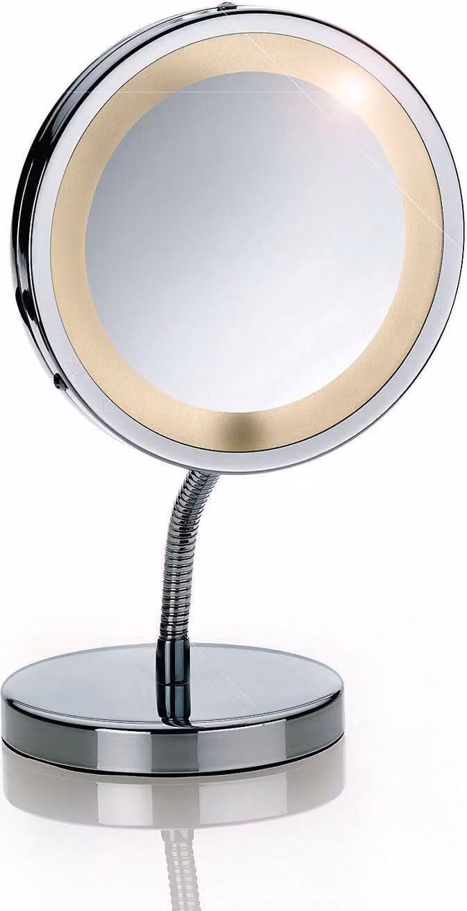 Kela specchio da appoggio specchio cosmetico Lola, metallo 27,5 cm altezza 15 cm Ø; 21496
