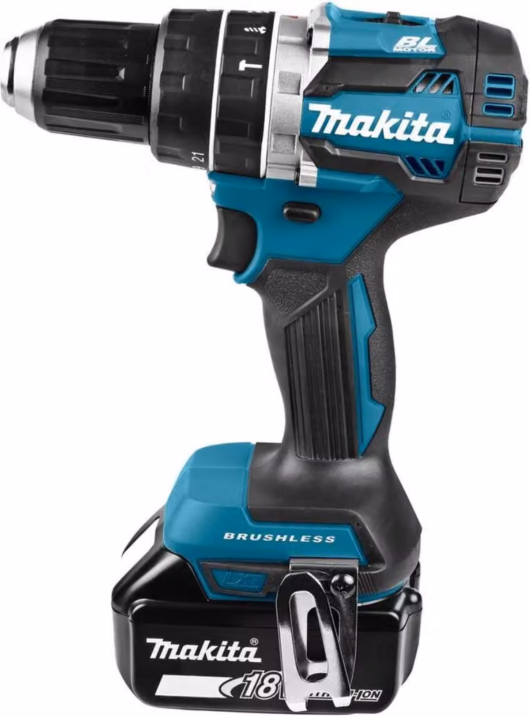 Makita DHP484RGJW - trapano avvitatore a percussione rotante - a batteria - 2 velocità - mandrino autocentrante 13 mm - 54 N-m