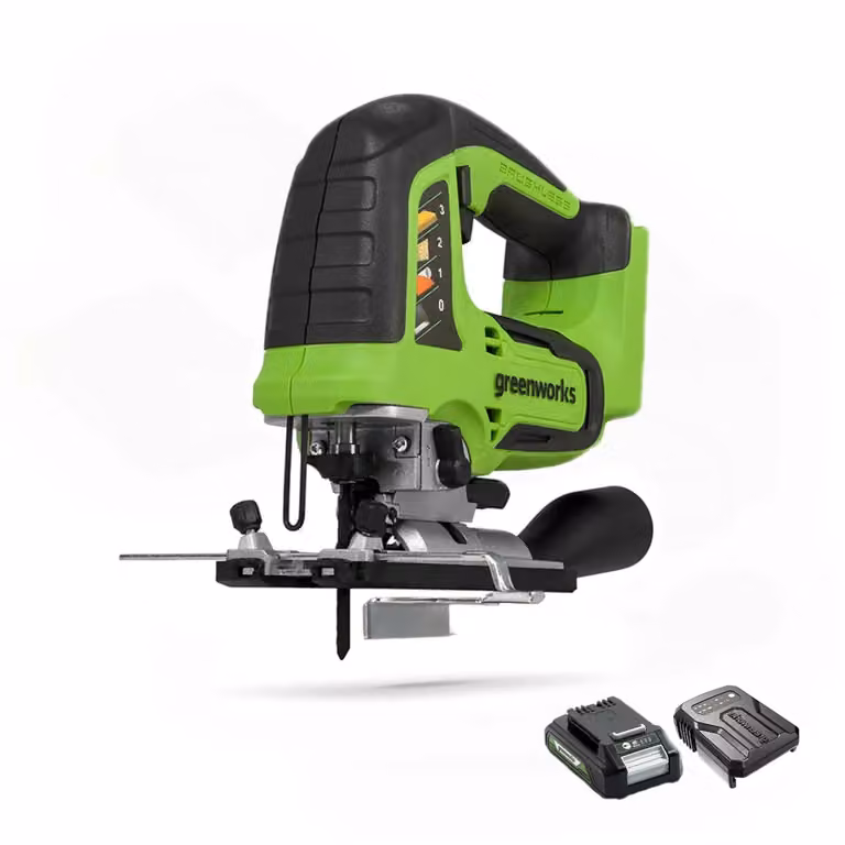 Greenworks POWERALL 24V Seghetto alternativo - Batteria 2Ah