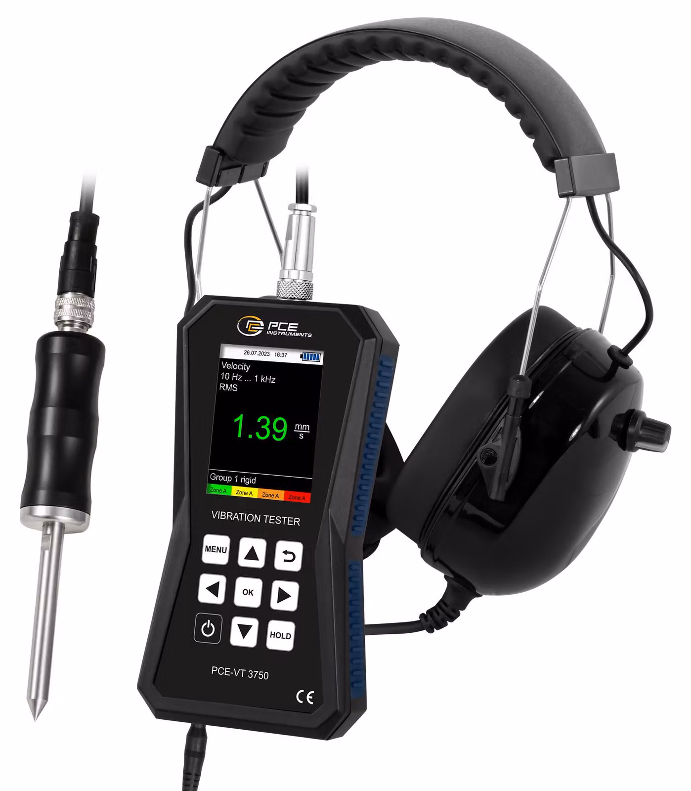 Misuratore di vibrazioni PCE Instruments modello VT 3750S