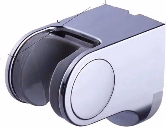 Supporto per soffione doccia - Staffa a muro regolabile - Doccia senza sforzo - Montaggio semplice - Universale - Colore 02