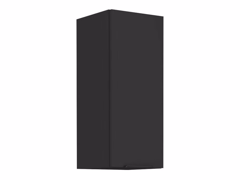 Mobile cucina superiore SAJU - larghezza 30 cm, nero