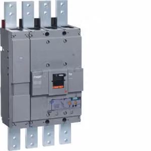 Interruttore automatico, modello h1600, 4 poli, 50 kA, 1250 A, regolazione elettronica, LSI