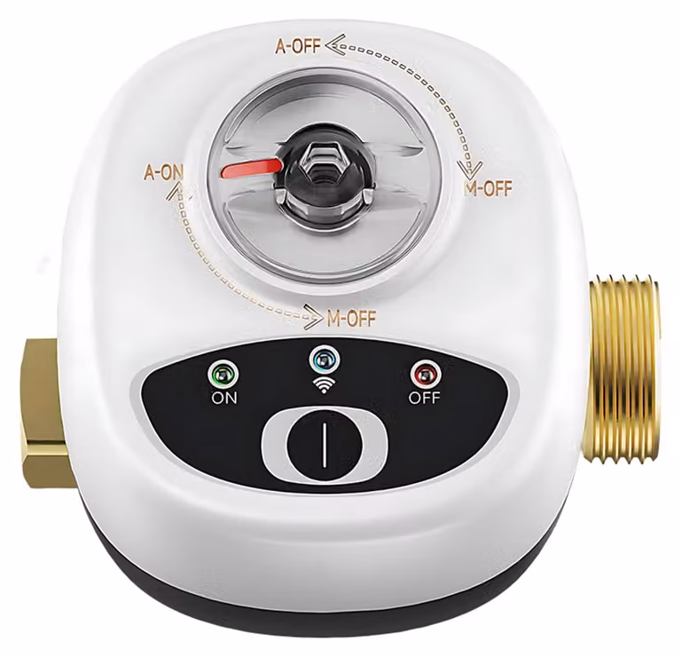 Valvola a sfera WiFi, automatica, grado di protezione IP65, diametro nominale DN15, controllo tramite app