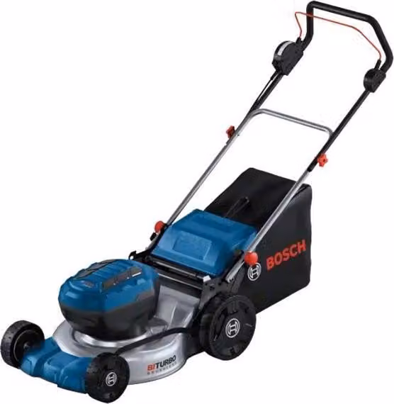 Bosch Professional, tosaerba a batteria da 18V, modello GRA 18V2-46, larghezza di taglio di 46 cm, contenitore di raccolta da 60 litri, funzione mulching. Non include la batteria