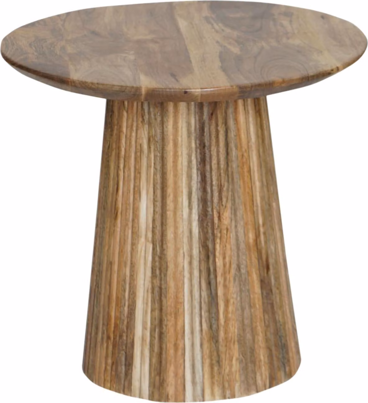 Tavolino Marrakesh Adisra 50 cm in legno massiccio | Tavolo da salotto rotondo con bordo a vassoio | Tavolo da divano moderno in stile Boho e Scandi | Tavolo in legno fatto a mano per soggiorno, camera da letto e corridoio
