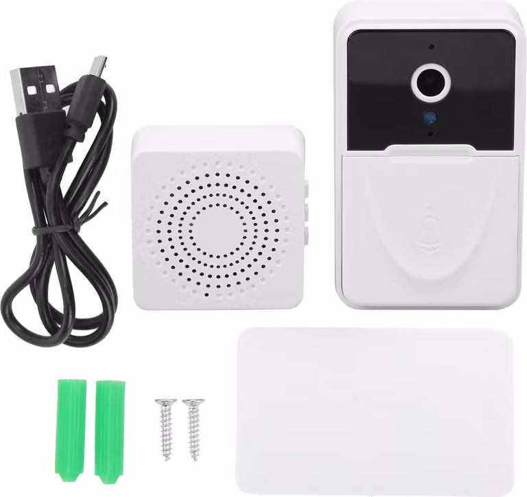 X3 Smart video campanello WiFi visibile in due modi. Videocamera HD per la casa con visione notturna