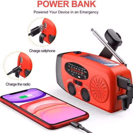 Dispositivo portatile di emergenza alimentato a energia solare con funzione di ricarica automatica - Fuori servizio - Trasmettitore di emergenza a energia solare