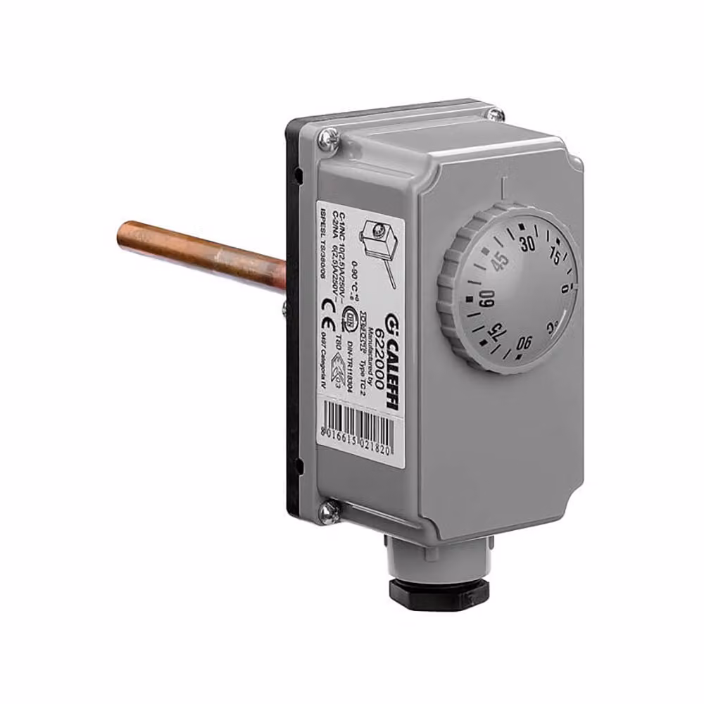 Termostato ad immersione Caleffi IP40 TC2 Termostato di regolazione Ø 1/2" pollici