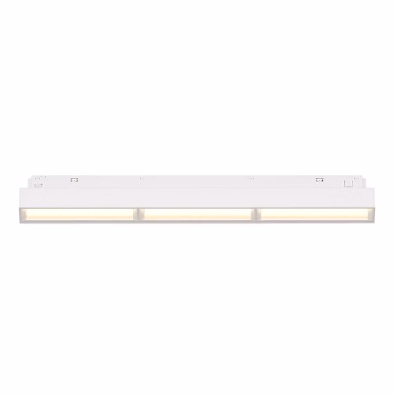 Maytoni apparecchio lineare per sistema di binari magnetici Exility Parete LED incl. alluminio bianco 18W per cucina, camera da letto, soggiorno, sala da pranzo, atrio
