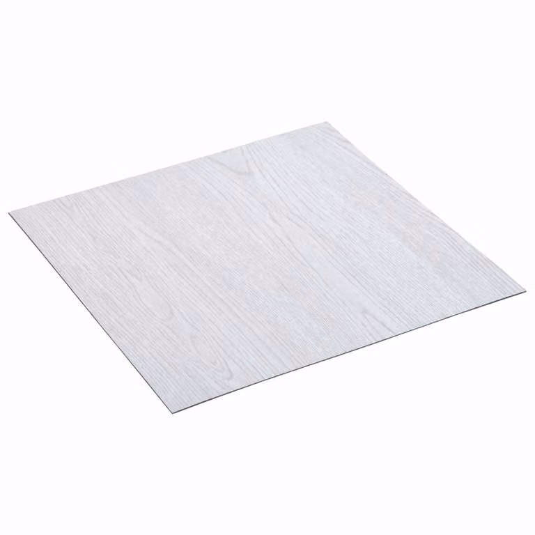 Plance per pavimentazione autoadesive vidaXL effetto legno bianco 30,5 x 30,5 cm