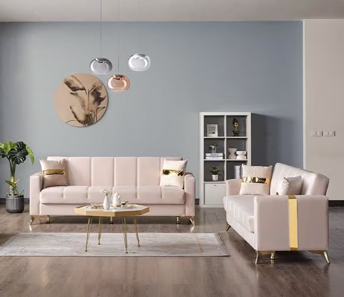 Komplett Set Sofagarnitur 3 2 Sitzer Design Sofa Couch Wohnlandschaft Gruppe
