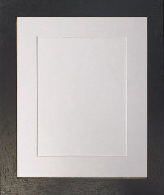 Cornice in legno, 10 x 8 pollici, nera