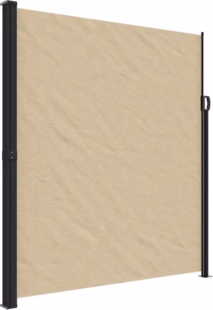 Tenda da sole laterale retrattile DESIGN IN in poliestere beige con struttura in acciaio e alluminio, L: 600 cm, H: 220 cm