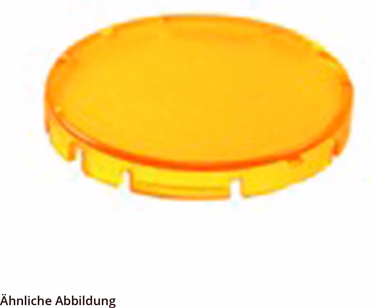 Georg Schlegel Cappuccio pulsante, piatto trasparente Colore giallo Versione scrivibile e illuminabile - 1 pezzo