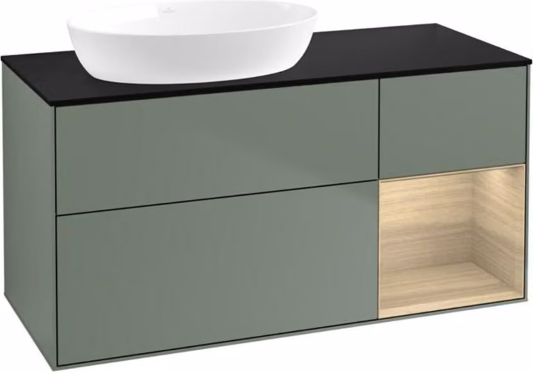 Mobiletto V&B Finion 120cm, Pl bla m, Reg Oa ven, Oli. m Lac