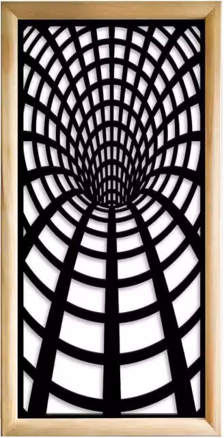 Moduli Decorativi BLACKHOLE Signorbit in Legno e PVC, Colore: nero, L/P/H: 73 x 64 x 148 cm