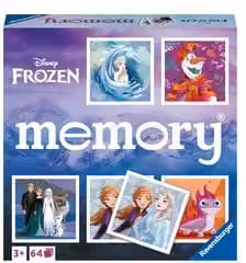 Gioco Memory Disney Frozen Ravensburger con 64 pezzi multicolore