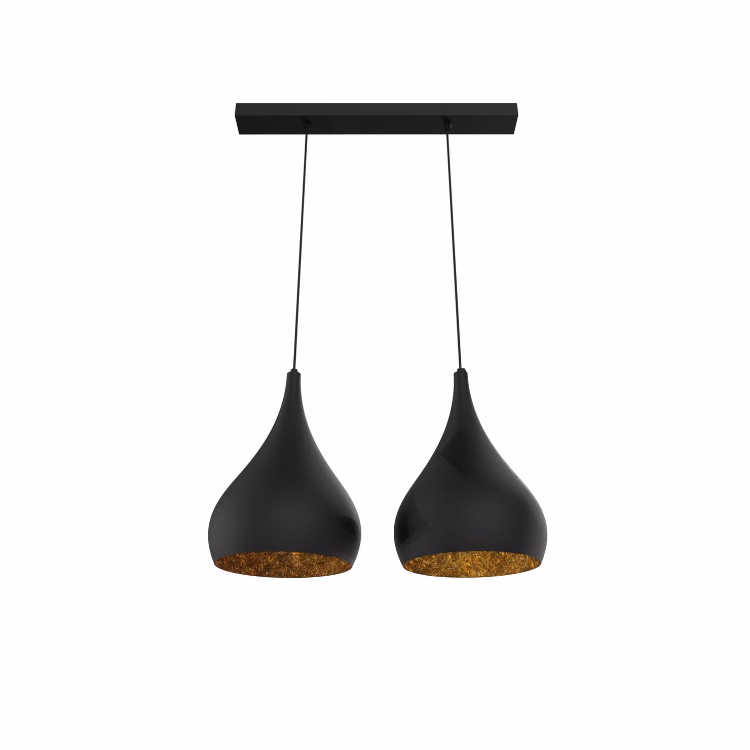 Lampada A Sospensione Calice Lineare X2 Foglie