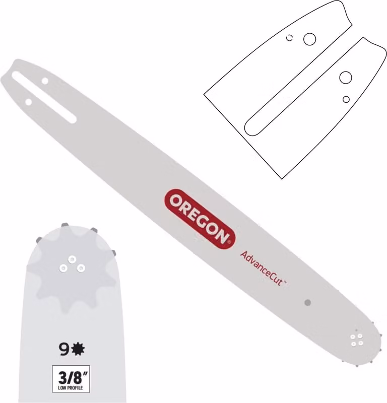 Guida Oregon 140SXEA095 Lama AdvanceCut PRO-AM 3/8" 35 cm 1,3 mm