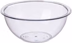 Insalatiera in plastica trasparente Giganplast diametro 28 cm 3680K3