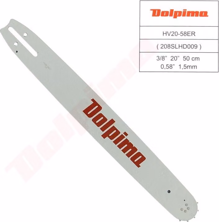 Guida di centro tavola Dolpima 3/8 1,5Mm 50Cm/20 ( 208Slhd009 )