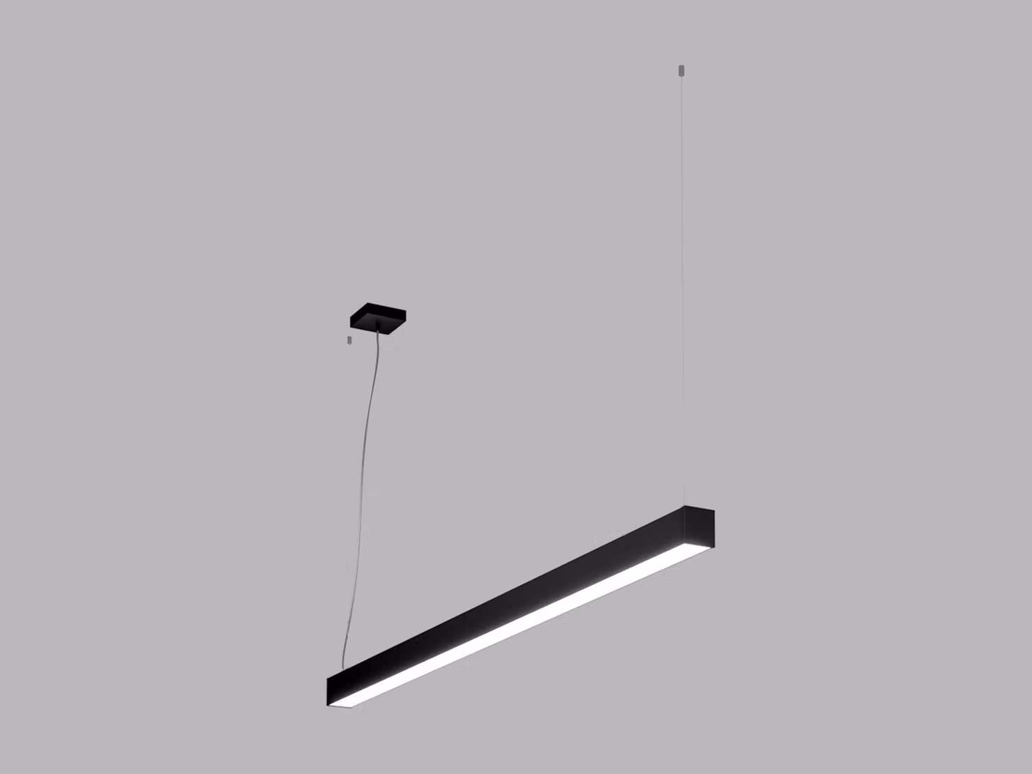 LED2 3238253CSTW Lampada a sospensione NOLI II 150 P-Z, B CASAMBI TW 60W 3000K-4000K nera