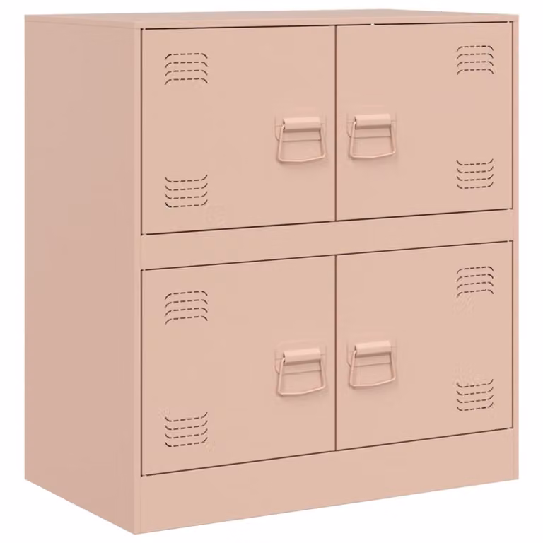 Credenza Rosa 67x39x73 cm in Acciaio