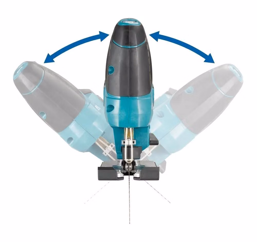 Makita DJV184ZJ Seghetto Alternativo a Batteria 18V Brushless 400W con 5 Velocità e Valigetta Makpac, Colore Turchese – 2