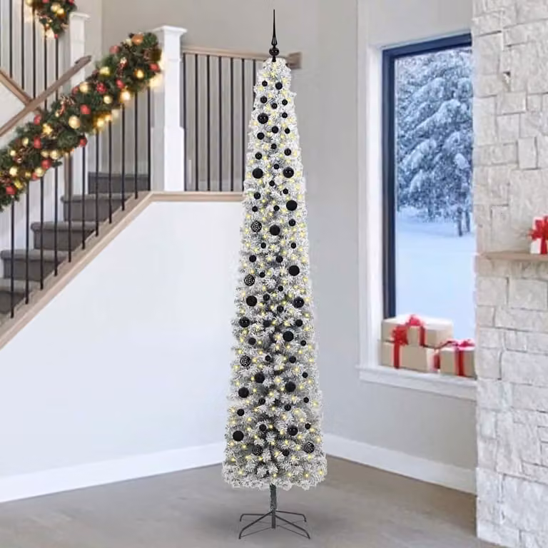 Maison Exclusive - Albero di Natale artificiale con 300 LED e supporto, verde, 270 cm