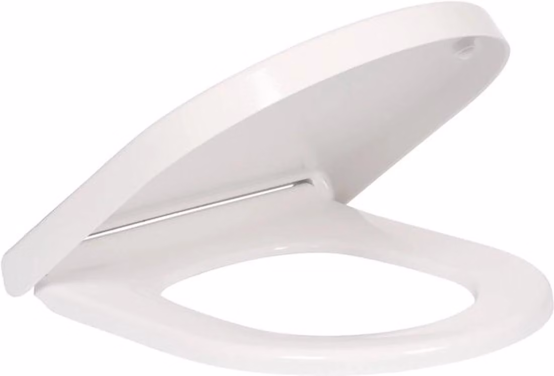Azomor Elegante: sedile WC con funzione soft-close e design bianco intramontabile