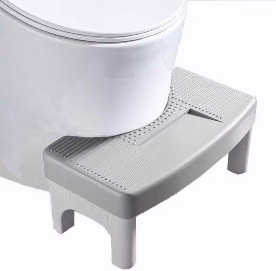 Supporto per sedile del water Famanu per adulti - Deambulatore pieghevole per il bagno, 18 cm di altezza