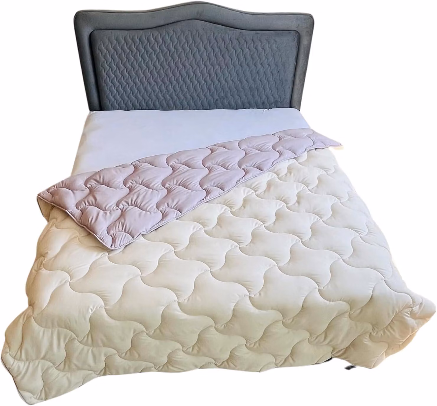Coperta letto per tutte le stagioni, 140 x 200 cm, bianca – Coperta letto per uso tutto l'anno, adatta a un letto singolo, coperta ipoallergenica, traspirante
