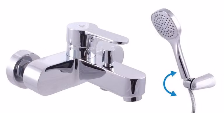 Slezák-RAV Miscelatore per bagno Slezák RAV Zambezi ZA054.5/2 cromo Colore: cromo, Dimensioni: 150 mm