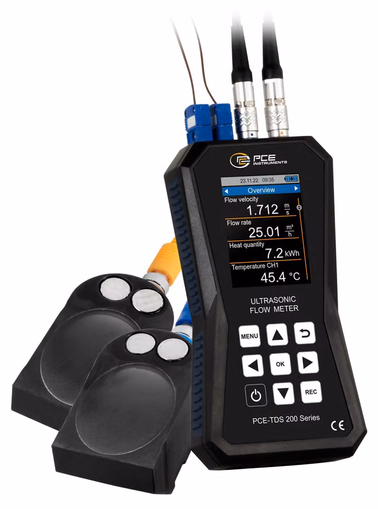Misuratore di portata a ultrasuoni PCE Instruments modello PCE-TDS 200+ L