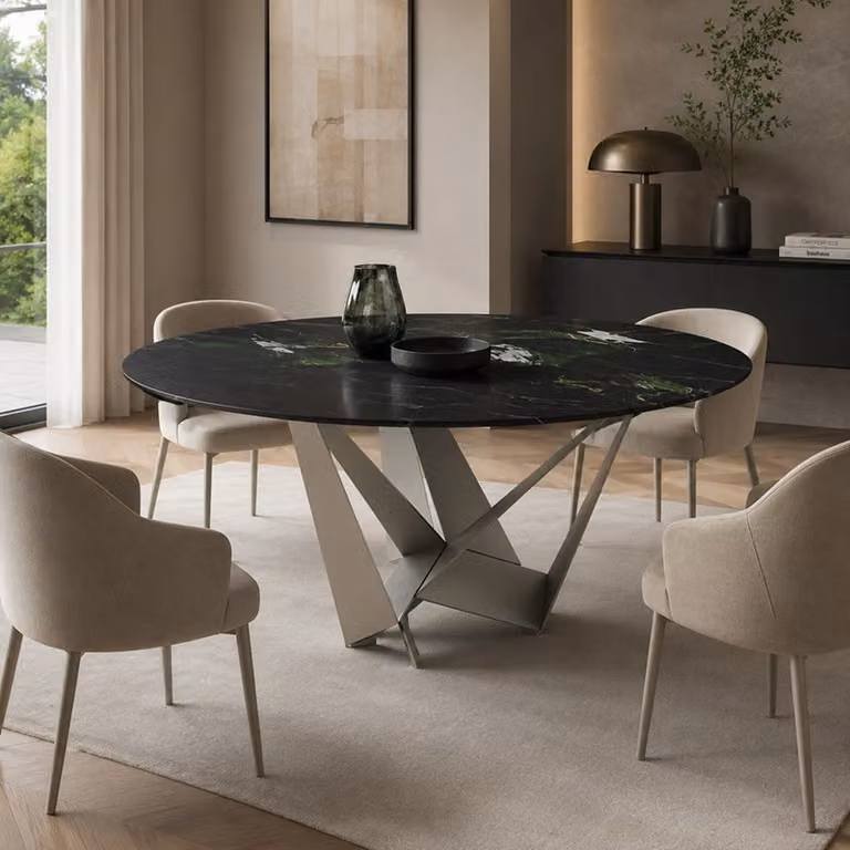 Tavolo Skorpio Marble Round Cattelan Italia